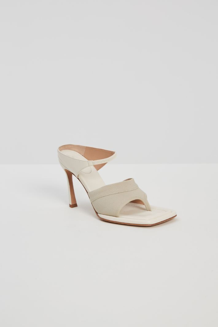 Sandali infradito con tacco Fashion Market - 2