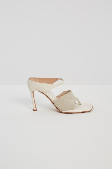 Sandali infradito con tacco Fashion Market