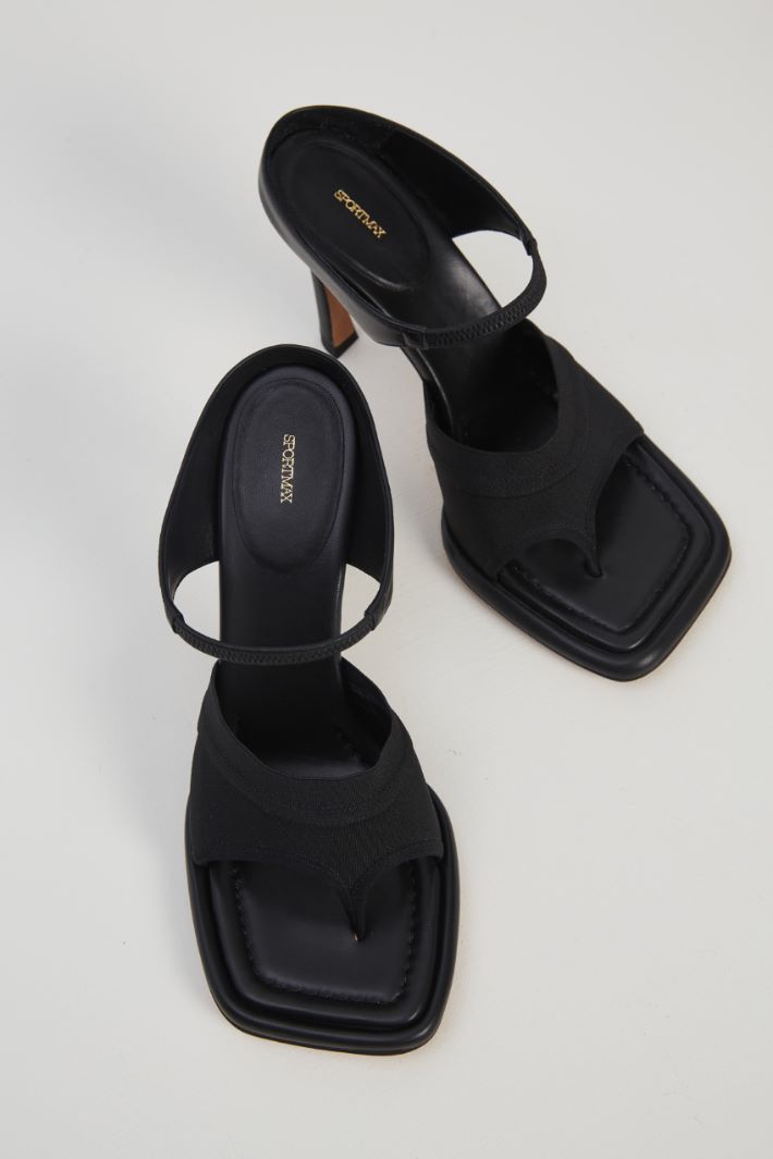 Sandali infradito con tacco Fashion Market - 4