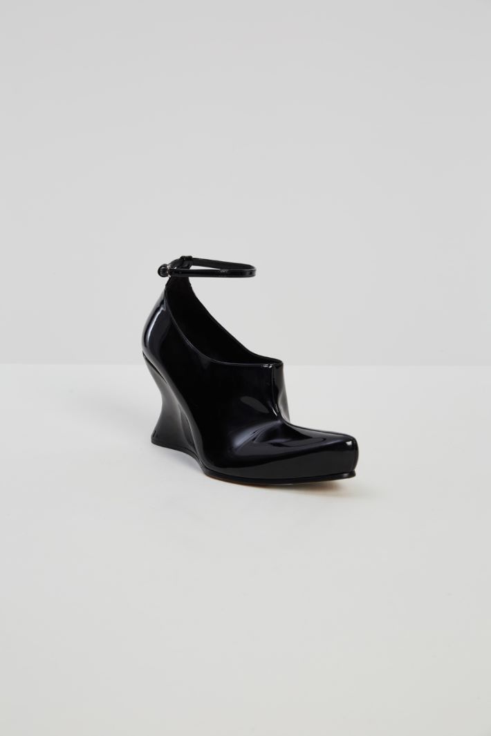 Scarpe con zeppa in vernice Fashion Market - 2
