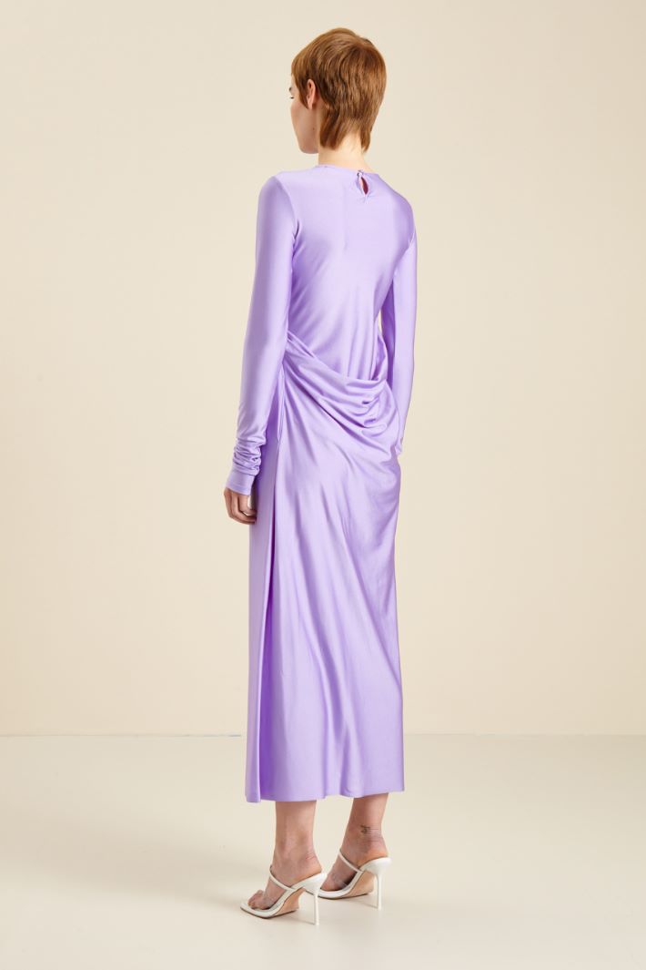 Abito lungo in jersey - GLICINE - Fashion Market - 4