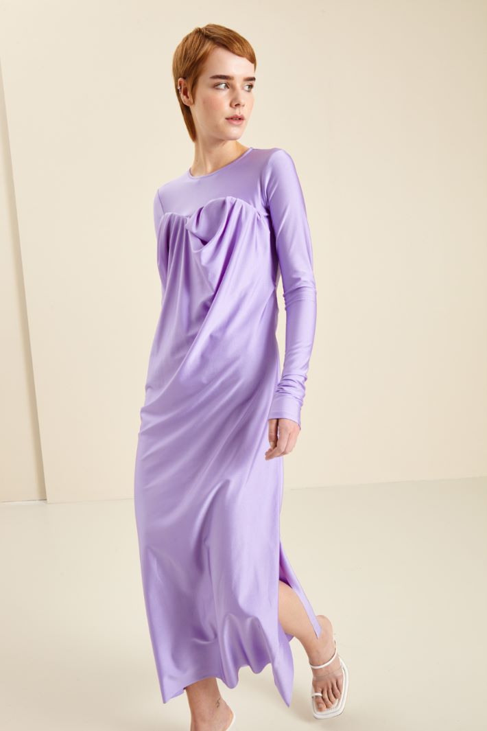 Abito lungo in jersey - GLICINE - Fashion Market - 2