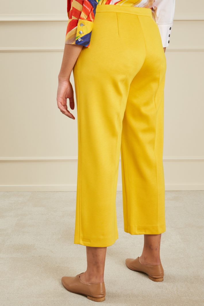 Pantaloni cropped in jersey  Fashion Market - 4