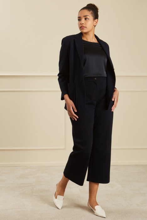 Pantaloni cropped in jersey  Fashion Market