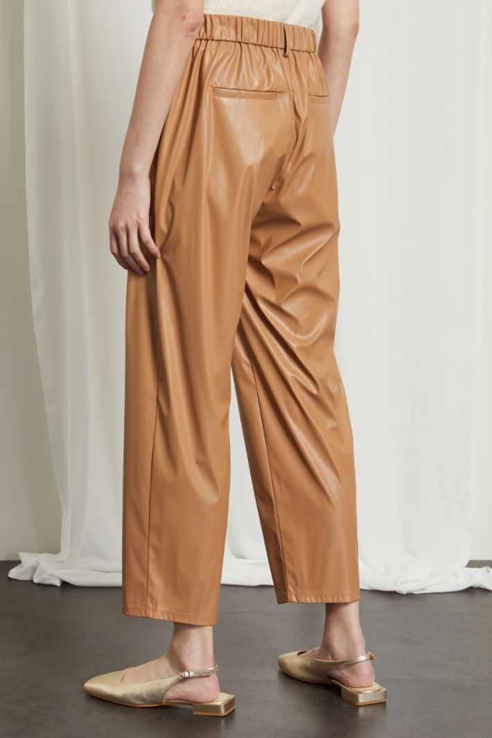 Pantaloni in jersey spalmato Fashion Market - 4