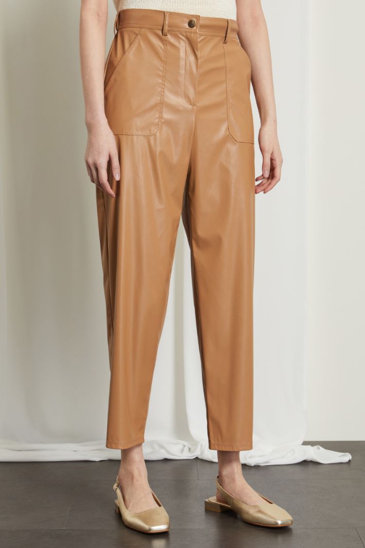 Pantaloni in jersey spalmato Fashion Market - 2