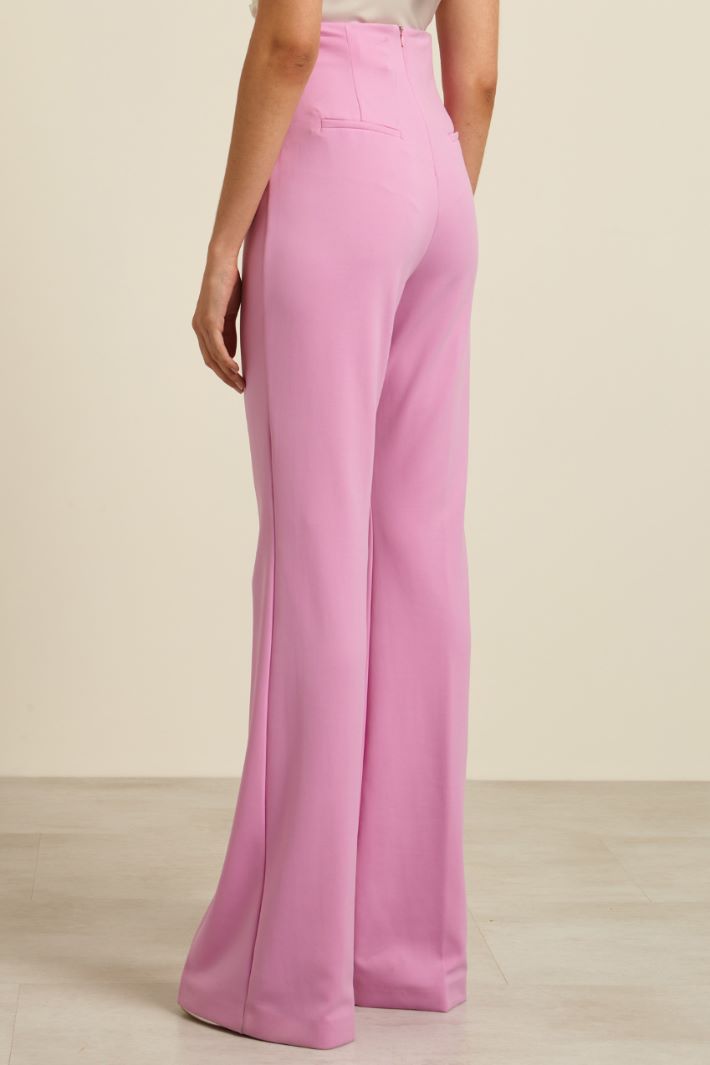 Pantaloni a palazzo in jersey Fashion Market - 4