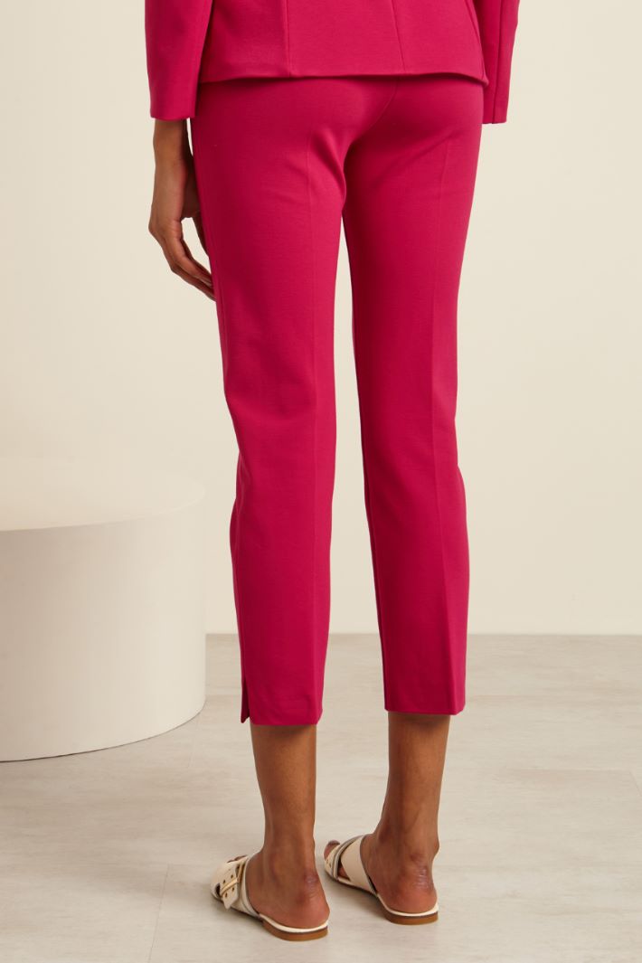Pantaloni slim in jersey Fashion Market - 4