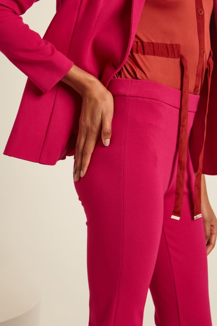 Pantaloni slim in jersey Fashion Market - 3