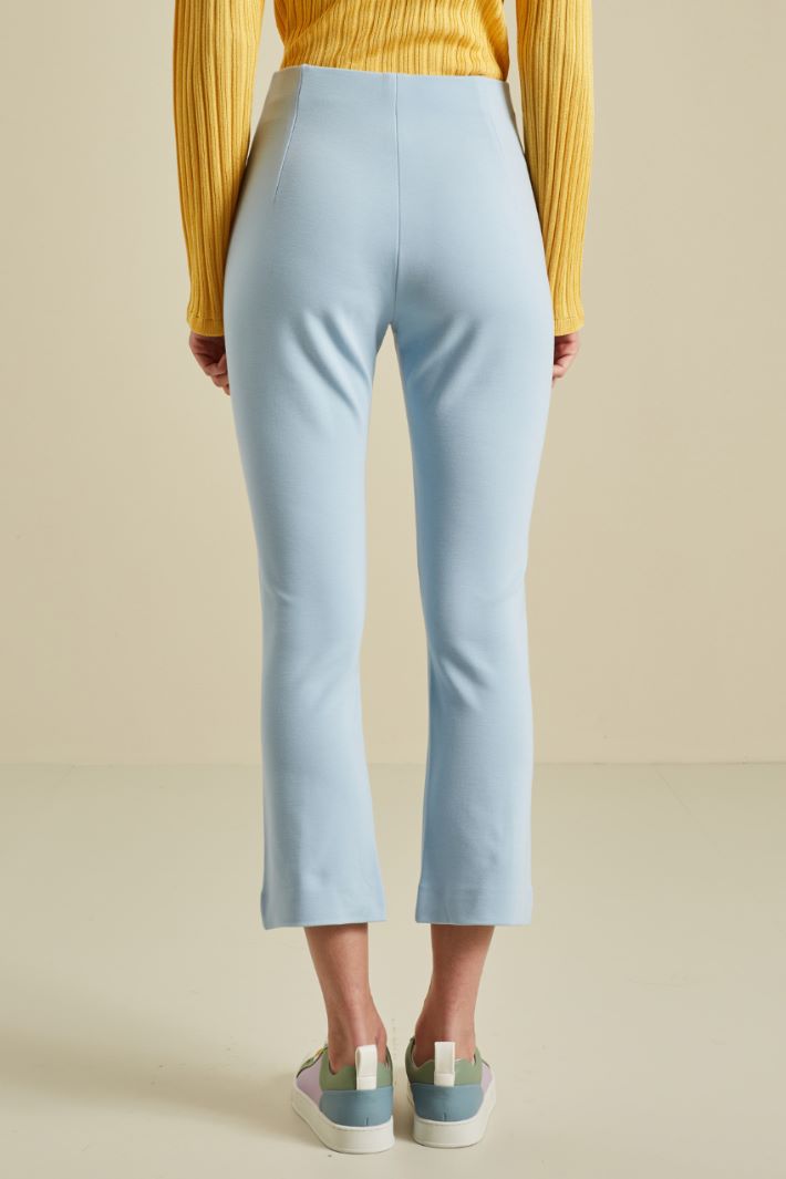 Pantaloni in jersey - AZZURRO CIELO - Fashion Market - 4