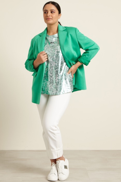 Blazer in jersey neoprene Fashion Market