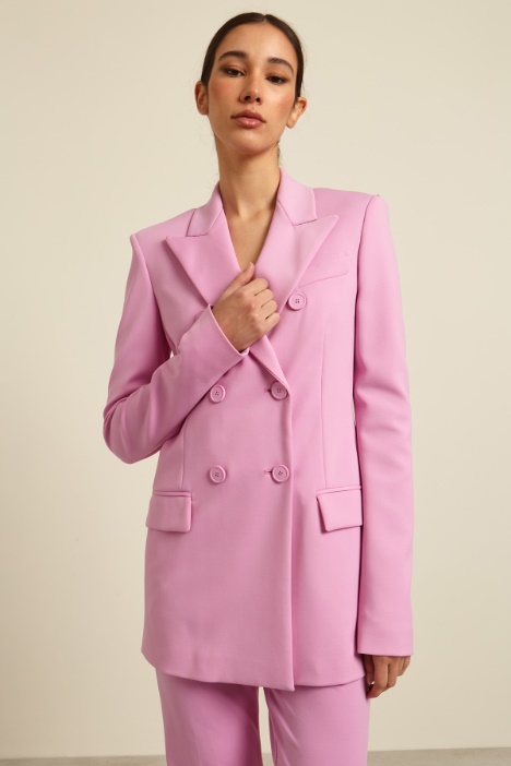 Blazer doppiopetto in jersey Fashion Market