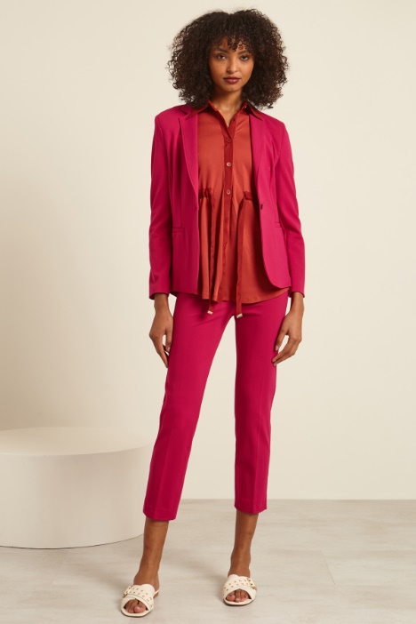 Casacca in jersey con coulisse - Fashion Market