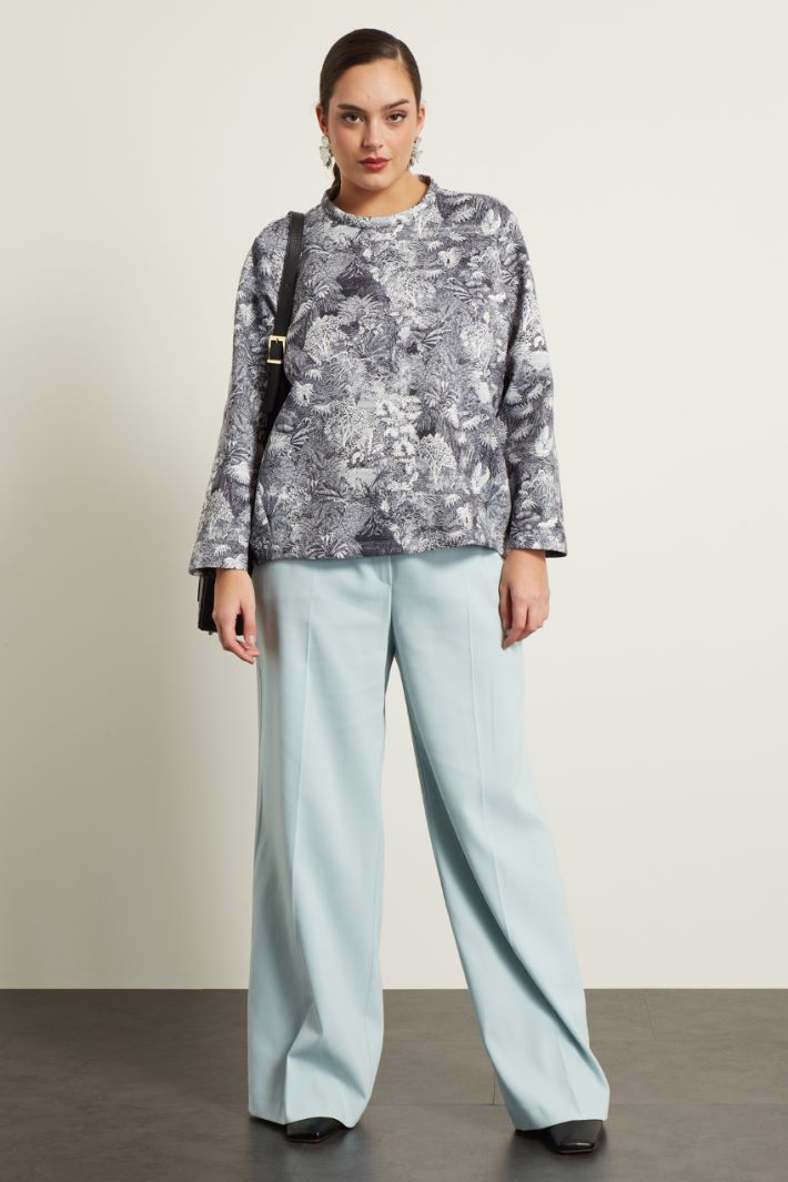 Felpa in jersey stampato Fashion Market