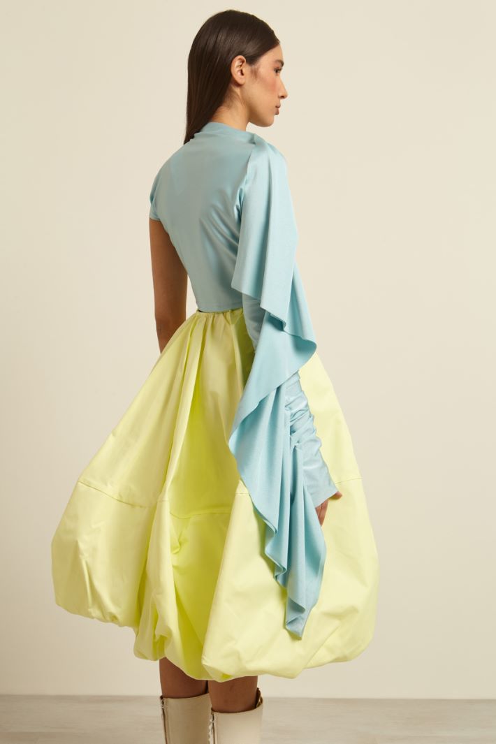 Top con volant - AZZURRO - Fashion Market - 4