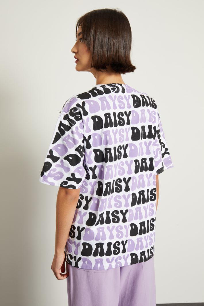 T-shirt con stampa a rilievo Fashion Market - 4