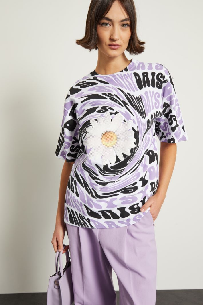 T-shirt con stampa a rilievo Fashion Market - 2