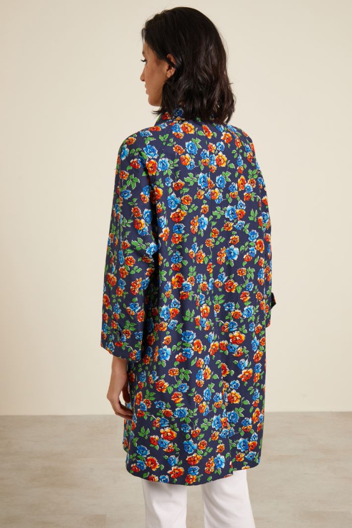 Cappotto monopetto in cotone Fashion Market - 4