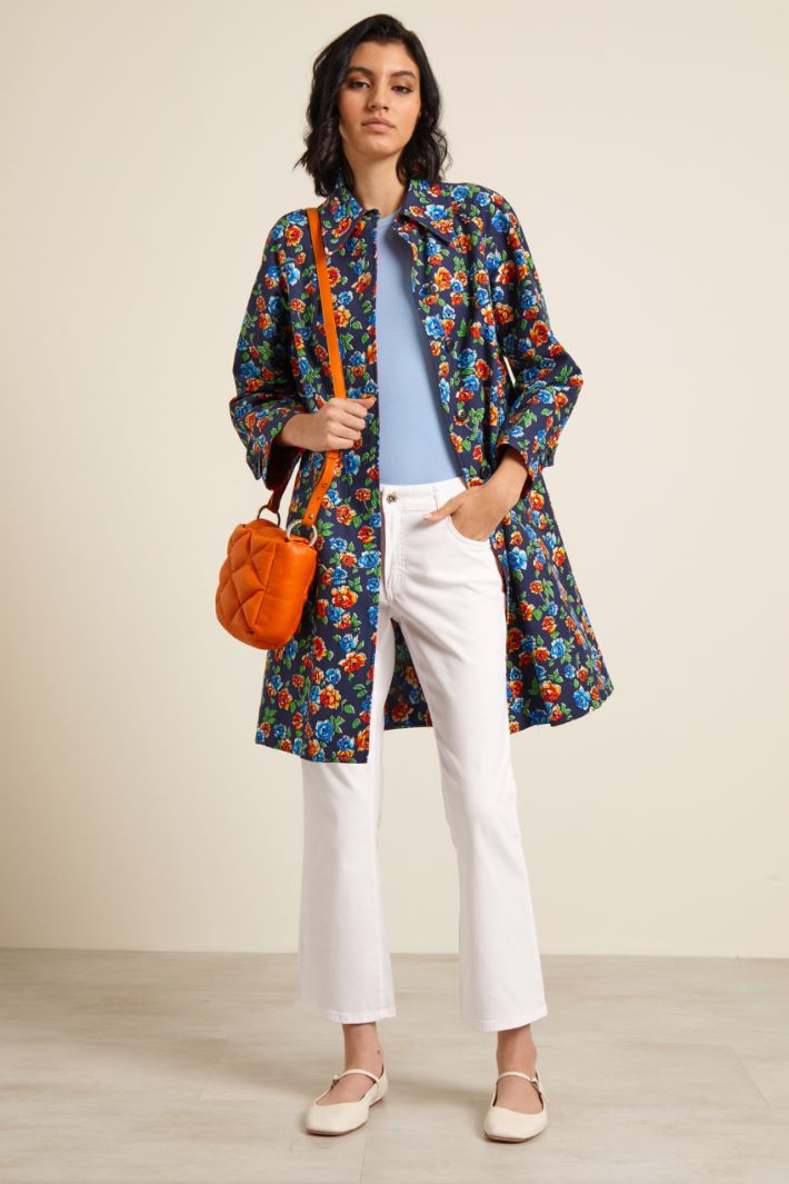 Cappotto monopetto in cotone Fashion Market