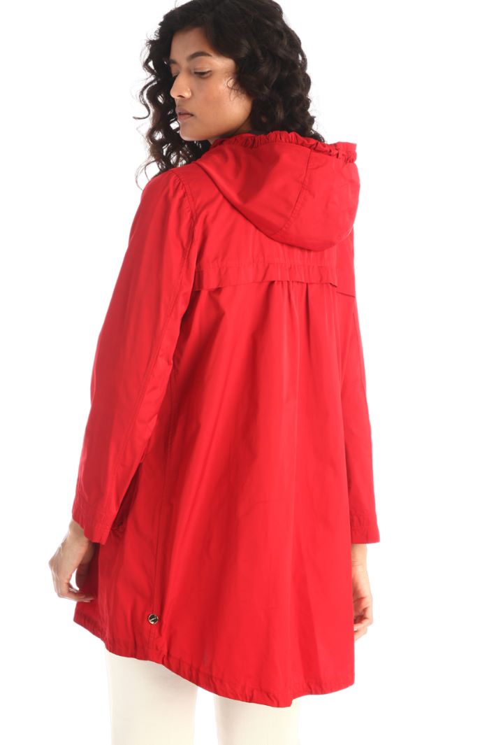 Parka con cappuccio - ROSSO - Fashion Market - 4