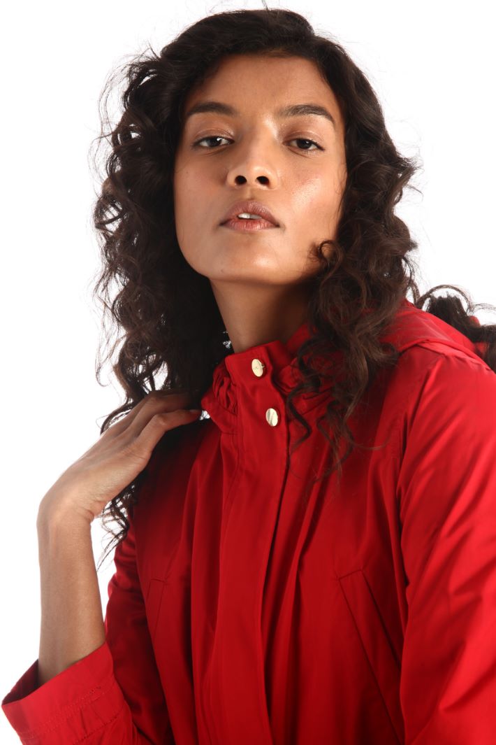 Parka con cappuccio - ROSSO - Fashion Market - 3
