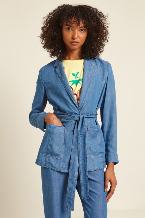 Giacca leggera effetto denim Fashion Market