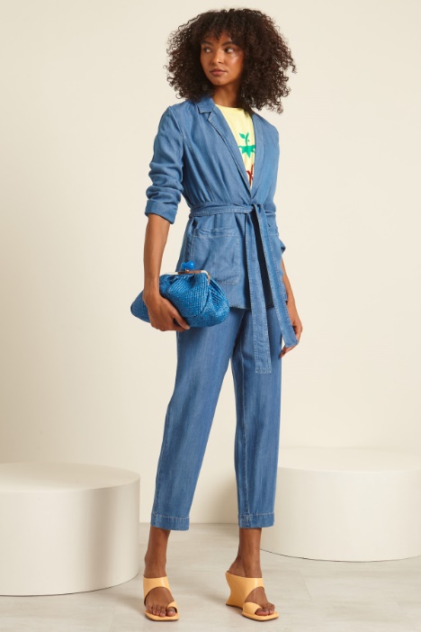 Giacca leggera effetto denim Fashion Market