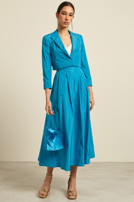 Blazer corto in taffetà Fashion Market