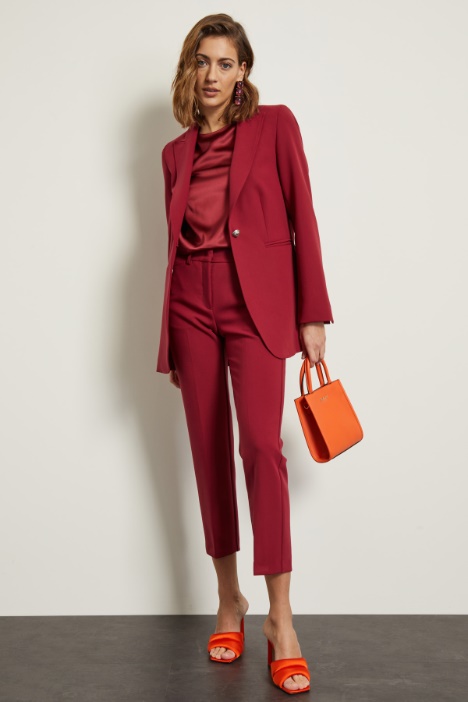 Blazer monopetto in viscosa Fashion Market