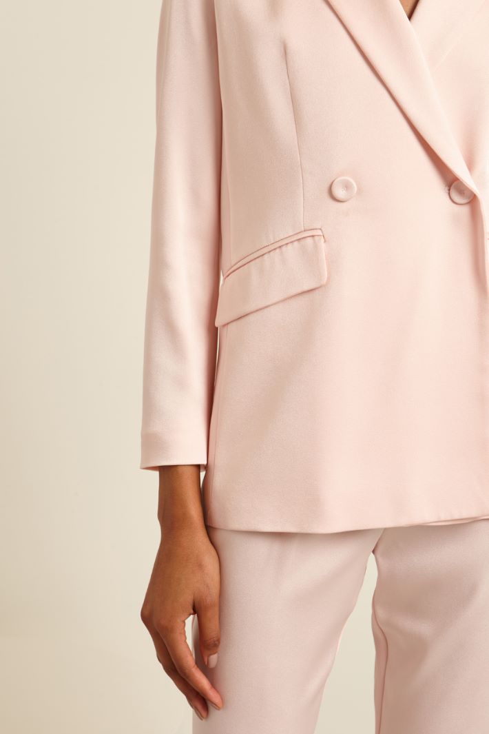 Blazer doppiopetto con cintura Fashion Market - 3