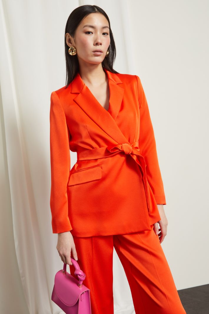 Blazer doppiopetto con cintura Fashion Market - 2