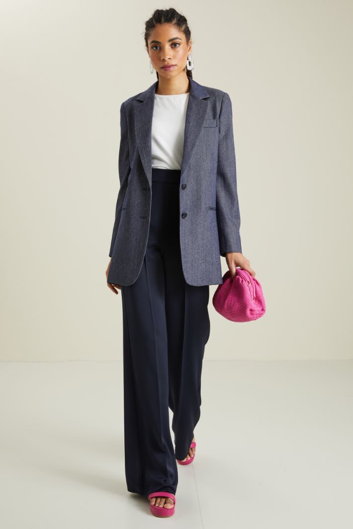 Blazer effetto denim Fashion Market