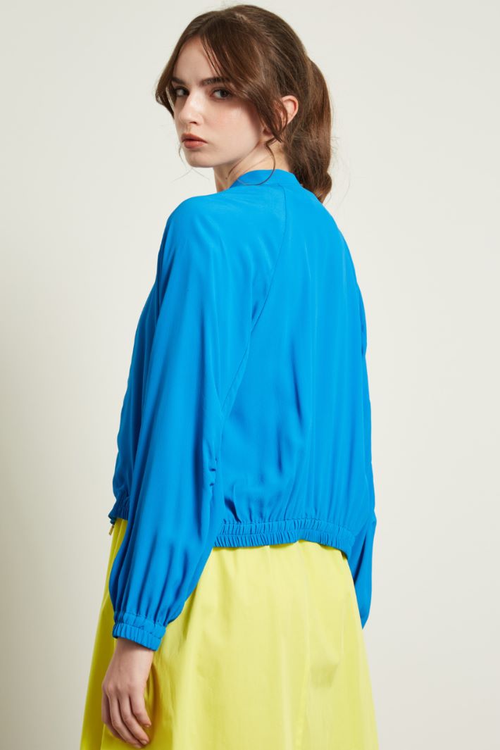 Casacca corta con zip Fashion Market - 4