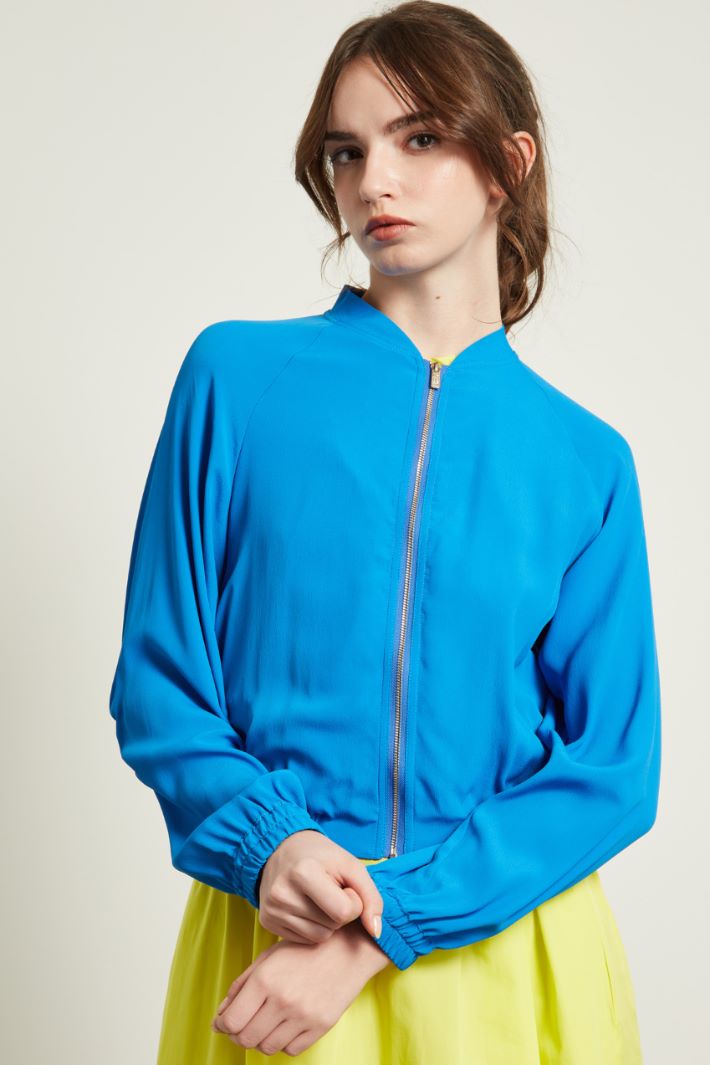 Casacca corta con zip Fashion Market - 2