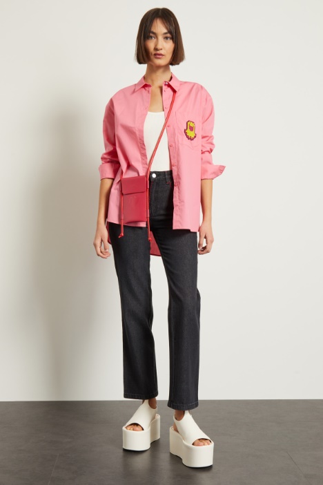 Camicia con patch Fashion Market