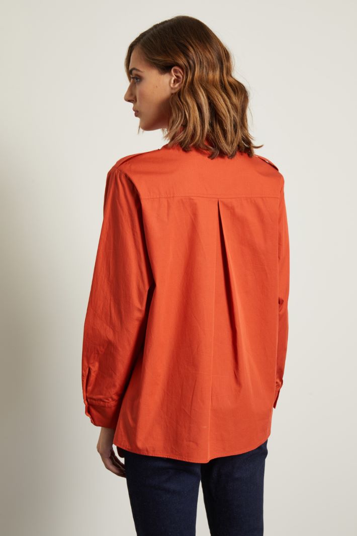 Camicia sahariana con plastron Fashion Market - 4