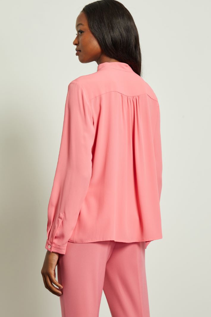 Blusa in crépe de chine Fashion Market - 4