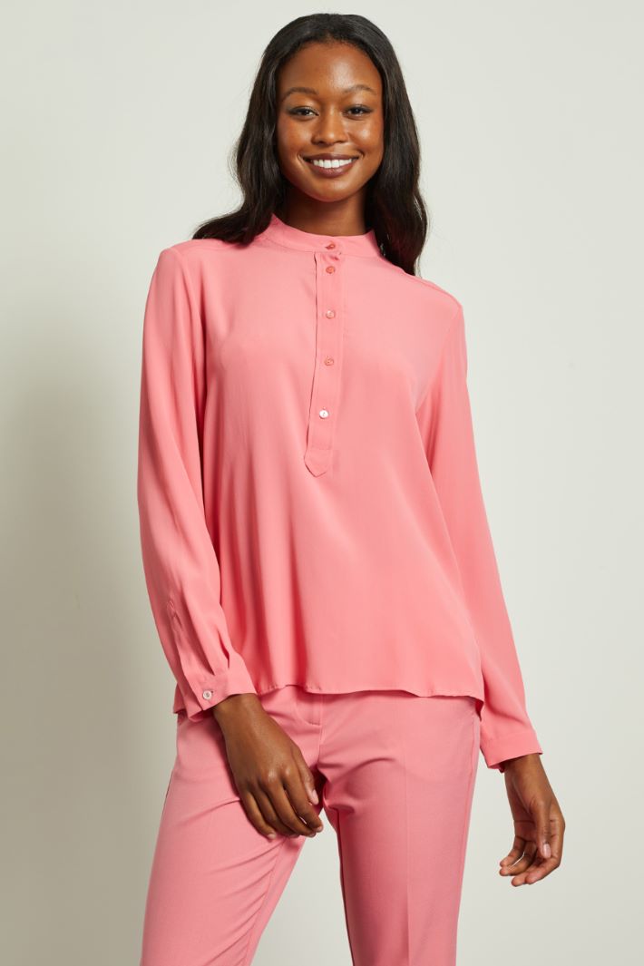 Blusa in crépe de chine Fashion Market - 3