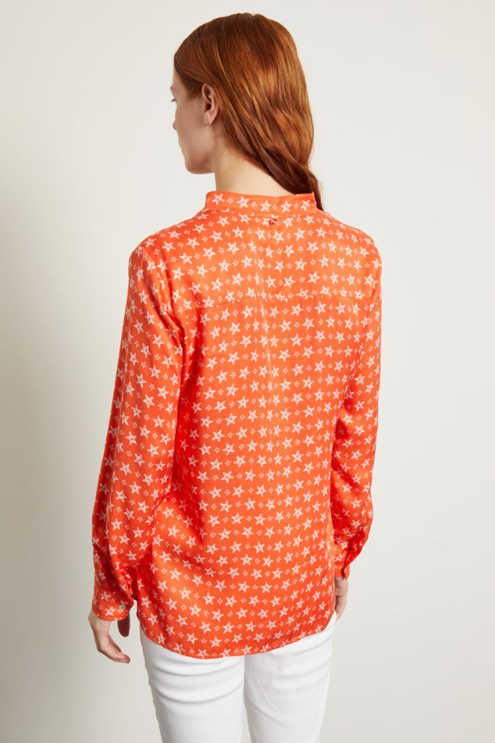 Blusa con collo a foulard Fashion Market - 4