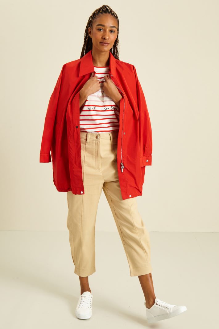 Pantaloni a carota - BEIGE - Fashion Market
