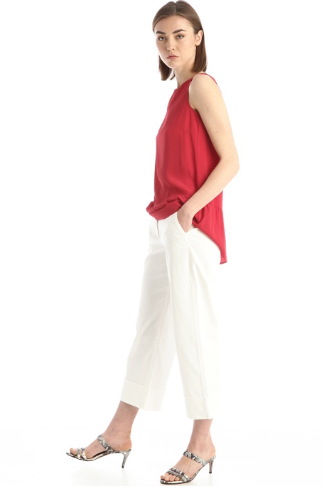 Pantaloni ampi in cotone Fashion Market