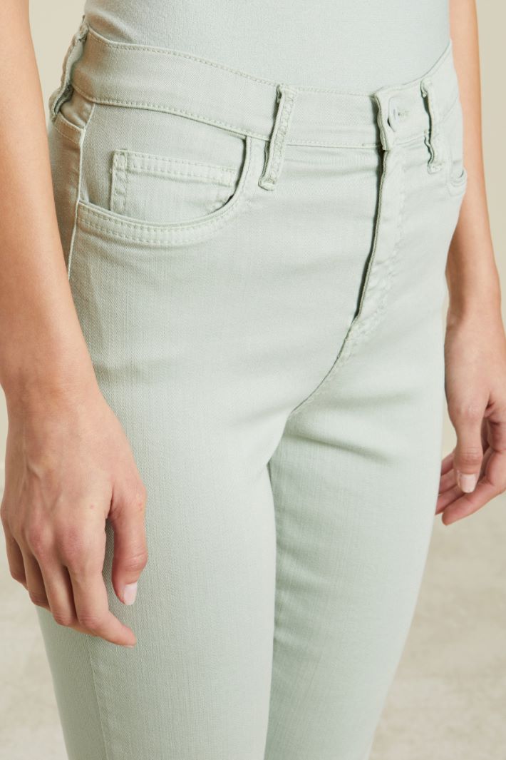 Jeans flare - VERDE PASTELLO - Fashion Market - 3
