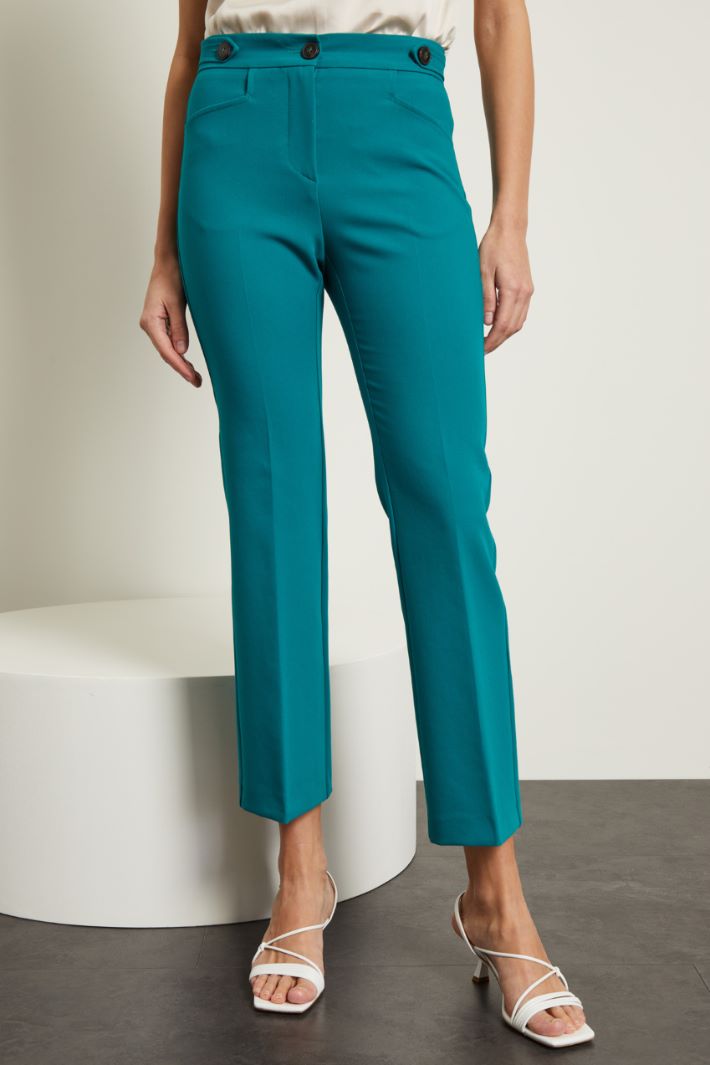 Pantaloni in tela double Fashion Market - 2