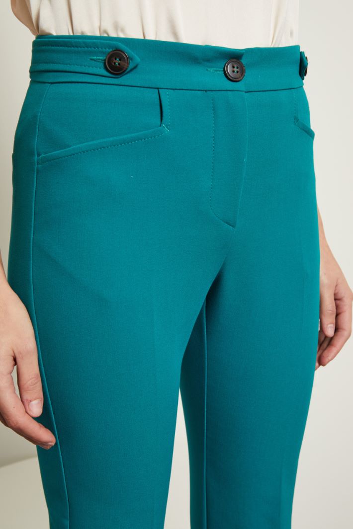 Pantaloni in tela double Fashion Market - 3