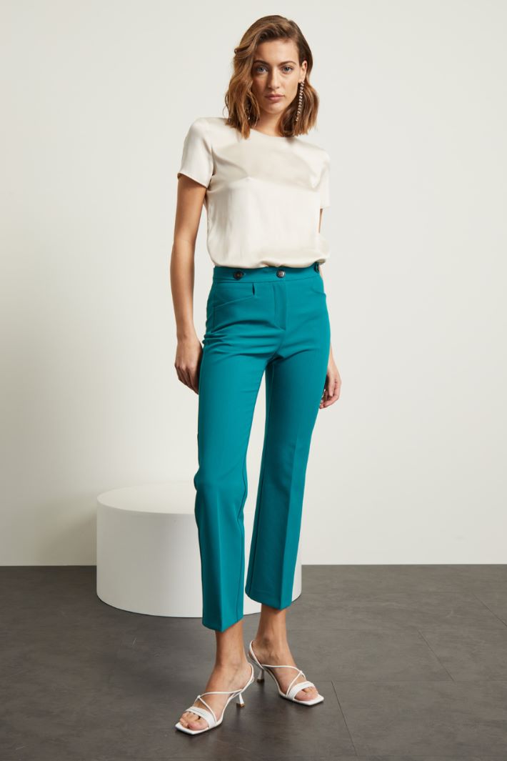 Pantaloni in tela double Fashion Market