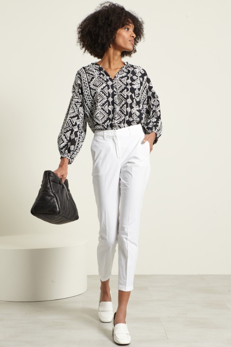 Pantaloni con risvolti Fashion Market