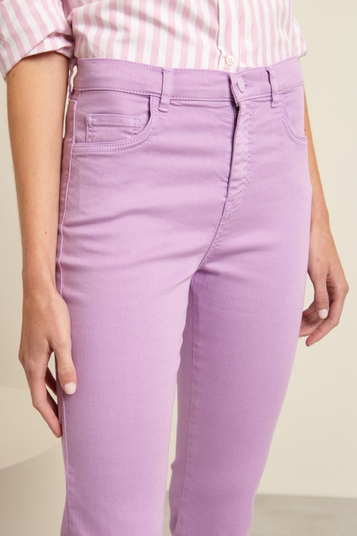 Pantaloni a trombetta in bull Fashion Market - 3