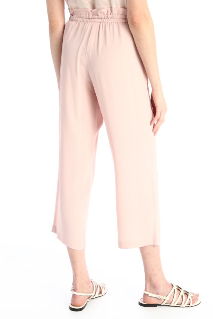 Pantaloni jogger in crêpe - ROSA POLVERE - Fashion Market - 4