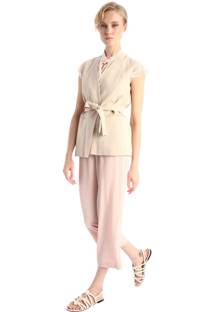 Pantaloni jogger in crêpe - ROSA POLVERE - Fashion Market
