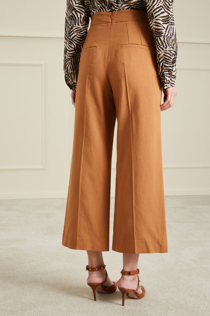 Pantaloni in viscosa - BISCOTTO - Fashion Market - 4